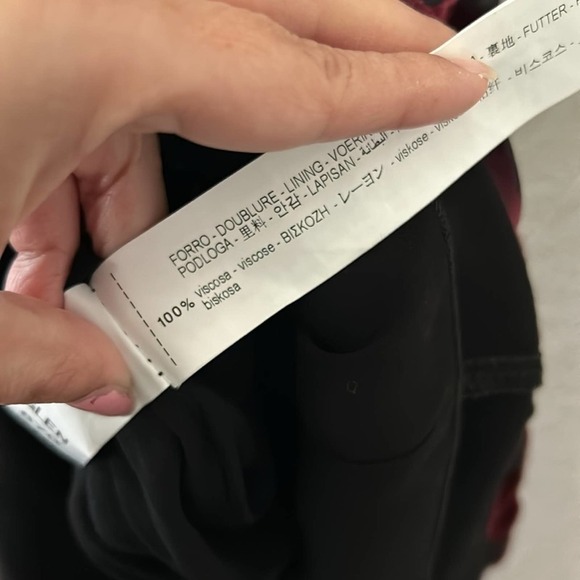 Zara Draped wine velvet mesh dress nwt women’s size XS - Picture 15 of 15